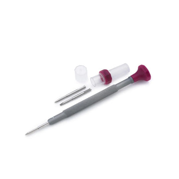 Japan made Watch Bands Flat-head Small Screwdriver with Spare Blades (1.4mm, 1.6mm)